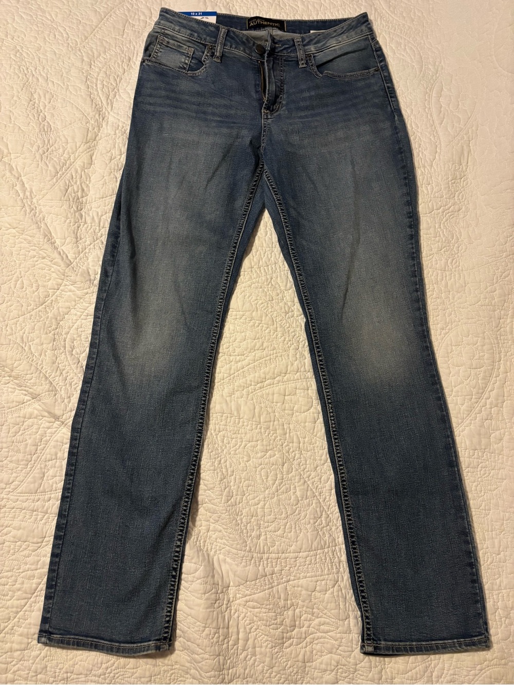 Silver Jeans Women’s Slim Straight Medium Blue Denim